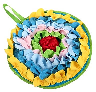 BESPORTBLE Snuffle Mat Für Kleintiere Interaktive Fütterungsmatte Langsamen Fütterung Fördert Schnüffeln Spielaktivitäten Von Kaninchen Und Anderen Kleinen Haustieren