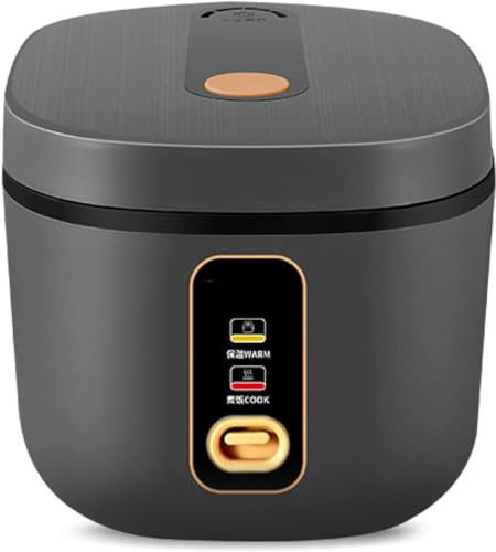 Olla arrocera con vaporera, eléctrica de un solo toque para arroz asiático japonés de sushi, olla de cocción rápida y cómoda