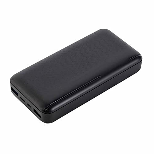 20000mAh Power Bank USB C Battery Pack Cargador Portátil USB C Slim Type C Battery Bank Output Compatible con Smartphones, Tablets y Más (Negro)
