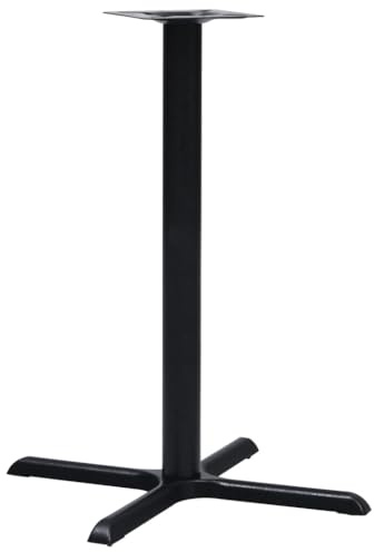 Frdhee Schreibtisch Füße Tischuntergestell,Bistrotisch-Gestell Schwarz 76x76x107 cm Gusseisen,Tischfuss für Computertisch Arbeitstisch Bartisch