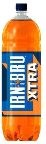 IRN-BRU XTRA Zero No Sugar & Low Calorie with XTRA Taste, Refreshingly Fizzy Soft Drink - 1 x 2L Bottle