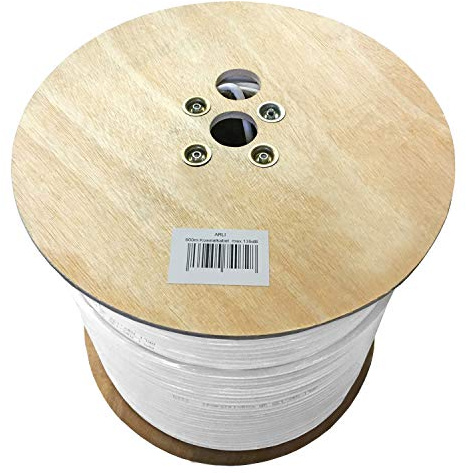 ARLI 500m Koaxialkabel max. 135 dB 5-fach geschirmt Sat Antennenkabel TV Kabel Koax Kabel 75 Ohm DVB-S2 DVB-T2 DVB-C2 BK Anlagen UHD 4K Satkabel Innen & Außen Kabel UHD Full HD 4K Weiß