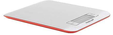 mastrad F76515 Balance de Cuisine en Acier Inoxydable et Plastique Rouge