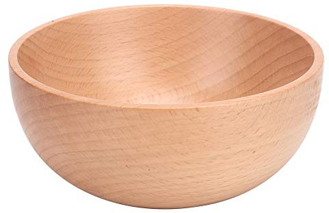 WEILafudong Anti all Haushalt Buche Schüssel Kreative Europäische Holzschale Holzschale Salat Schüssel (14 * 6cm)