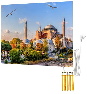 Bringer Imagen calefacción por infrarrojos sin marco – calefacción con imagen – 80 x 60 x 1,8 cm – Estambul, Turquía