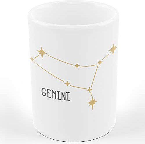 AL PRODUCTION Tazza Gemelli - Segno Zodiacale -Idee Regali Divertenti e Originali -Tazze di caffè eTè