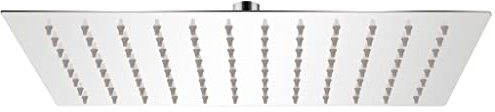 WIFESE Soffione doccia a pioggia in acciaio inox, 20 x 30 cm, rettangolare, per risparmiare acqua, soffione a pioggia, soffione a risparmio energetico, soffione doccia doccia doccia soffione doccia