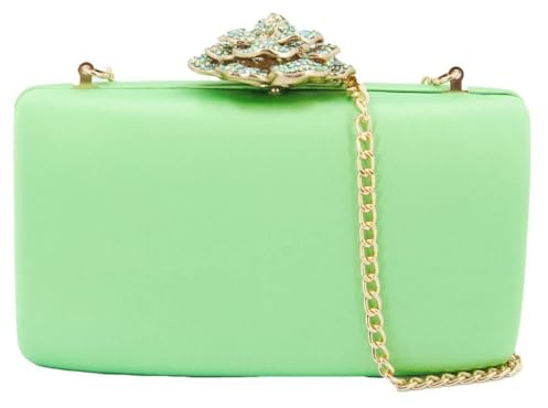 MENBUR 85194M Bolso Fiesta Clutch Detalle Lime N/A
