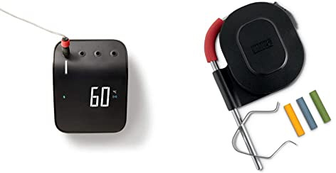 Weber Connect Smart Grilling Hub - Assistant de Cuisson, Thermomètre Digital et Sonde à Viande, Assistant de Cuisson Connecté au Téléphone Portable & iGrill Pro Ambient Probe