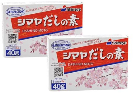 Shimaya Dashi No Moto Miso Brühe - 16er Packung - Japanische Dashi Suppe - OG ASIA - 2x 40g