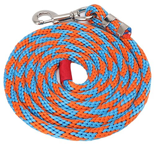 Führseile für Pferde, Longierleine für Pferde, Mehrzweck-Nylon-Pferdeseil mit Legierungshaken, Verdicktes Viehführseil, Baumwollseil für Pferde, Nutztiere, Haustiere, 8,2 Fuß