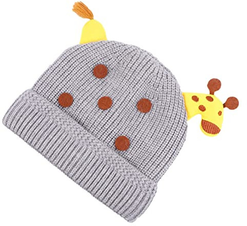 WRITWAA Strickmütze Aus Wollgarn Für Winter Warme Beanie-hut Handgestrickt Komfortabel Und Haltbar