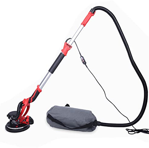 Lijadora de Pared, Desmontaje de doble propósito autocebante sin polvo máquina de molienda de pared de poste largo lijadora de masilla de varilla larga lijadora eléctrica,Recolección Eficiente de Pol