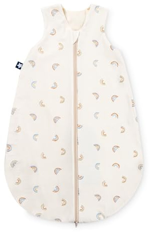 Julius Zöllner Sommerschlafsack Jersey Little Bow, Größe 50/56 | aus weicher Jersey Baumwolle, sicher und schadstoffgepüft, ideal für warme Sommernächte