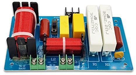 Cpolebev PA-2A 450 W 2-Wege-Audio-Lautsprecherteiler Höhen-Frequenzteiler KTV Stage Professioneller Lautsprecher-Crossover