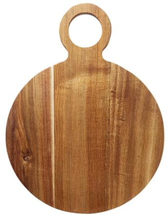 F Fityle Planche à découper en Bois, Planche à Fromage Polyvalente, Assiette à Pizza pour, viandes, Fruits, préparation des Aliments, comptoir