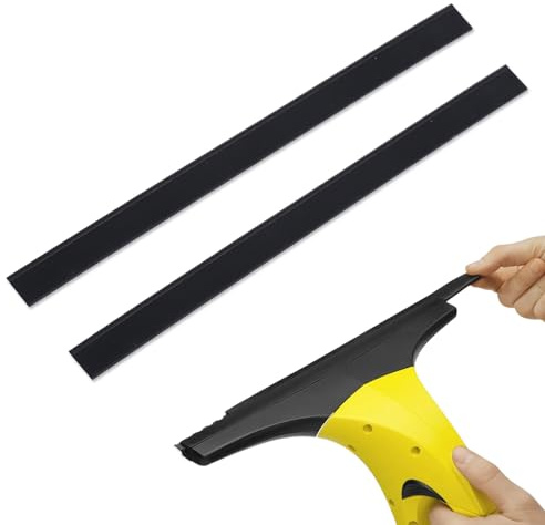 Replacement Rubber Lips for Karcher Window Vac Blades,280mm,2 Pcs