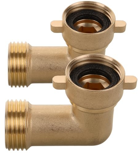 TOYANDONA 2Pièces Adaptateur de Raccordement de Tuyau de Jardin Lot de Connecteurs pour Machine à Laver et Équipements Arrosage Installation Facile et Durable Aux Chocs