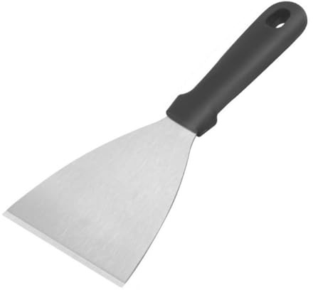 Stainless Steel Roasting Shovel, 2Pcs BBQ Spatula Set Kitchen Grill Tools With Ergonomic Handle For Outdoor Camping Barbecue Cooking
