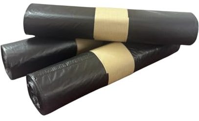 Caja bolsa basura 120 Litros - 85x105cm. Para cubos y contenedores XXL grandes. Extra grande. Extra fuerte y antigoteo. Uso Profesional Hostelería.Pack con 30 rollos (150 bolsas de basura)