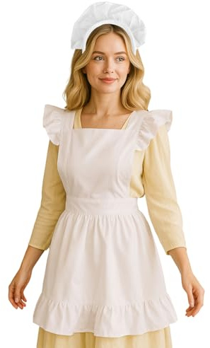 Aspire 1 Delantal de Cocina Retro con Volantes para Mujer