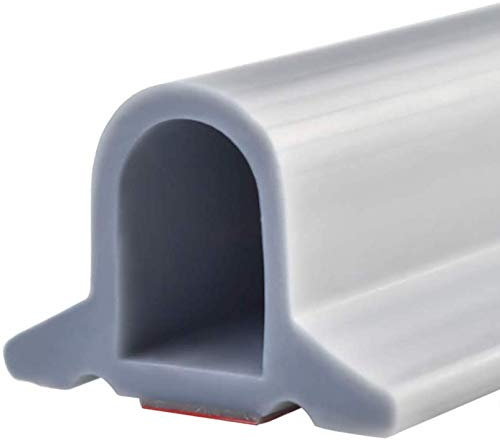 Zusammenklappbarer Duschschwellen-Wasserdamm, ideal für rollstuhlgerechte, barrierefreie Duschen, Dusche Bad Boden Dichtung Wasserdamm Duschschwelle Barriere-Wasserstopper (Grau,200 cm)