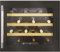 Hoover HWCB 45 UKBM/1 H-WINE 300 Built In 24 Bottle Wine Cooler - Black - F Rated, H45.5 x W59 x D60.7 (cm)