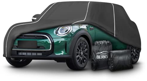 Waterproof Car Cover for Mini Cooper/Cooper S 2-Doors.2002-2024 All Weather 6 Layers Full Car Cover with Storage Bag