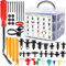 NCKIHRKK Befestigungsclips Set, 965 Stück Auto Befestigung Clips Universal mit Demontage Werkzeuge, Kabelbinder und Schwammig Kissen, Kunststoff Clips Set für Stoßstangen Zierleisten Auto Verkleidung
