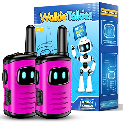 EUTOYZ Walkie Talkie, 4 5 6 7 8 Jahre altes Mädchen Geschenke für 3–12 Jahre alte Mädchen Spielzeug Alter 5–9 Jahre Kinder Spielzeug für Mädchen Kinder Walkie Talkies Outdoor Spielzeug Walky Talky Spy