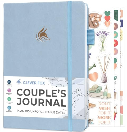 Clever Fox Pärchen-Tagebuch – Ehe-Date-Nacht, Aktivitäts- & Journaling-Arbeitsbuch – Beziehungsbuch zum Planen von Terminen & gemeinsamem Ausfüllen – Verlobungsgeschenkideen – A5-Größe (Immergrün) | Valentinstags-, Ehe- oder Verlobungsgeschenk für Sie oder Ihn, Beziehungs-Bucketliste, Datumsnachtplanung, Erinnerungsbuch
