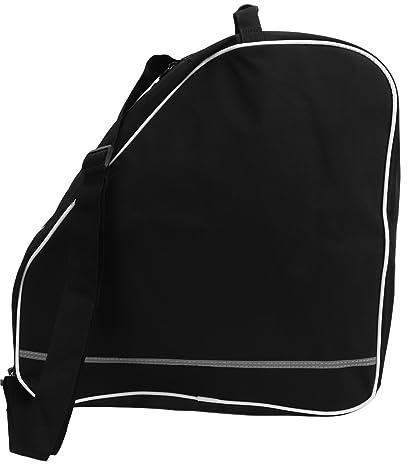 Tbest Skitasche, Skischuh-Tasche, Oxford-Stoff, Wasserdicht, Zum Skifahren, Snowboarden, Stiefel, Reisegepäck, für Ski-Zubehör, Schutzbrillen, Schwarz