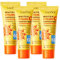 4pcs Sun Lotion Sonnencreme LSF 60+ Vitamin C Sonnenschutzcreme Sunscreen Spf 60+ Facial Moisturizer Non Greasy Sonnenschutz Sonnencreme Grundierung Vitamin C Sonnenmilch Körper Sonnencreme