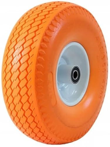 BK Shop Schubkarrenrad Vollgummi PU | Schubkarrenreifen Vollgummireifen Schubkarre Pannensicher 3 50 4 00 | Schubkarrenräder Ersatzrad Ø20 Vollgummirad Scheibtruhe Reifen