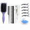 ABWXN Curly Hair Brush Set with Curl Defining Brushes, Wide Tooth Comb,Tail Comb,Hair Spray Bottle,HairScalp Massager Brush and HairClips for Women Men Hair Styling
