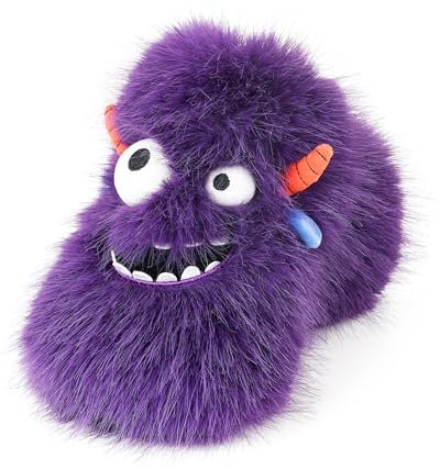 LZFAN Lustige Golfschlägerhaube, Tiere, Plüsch-Schlägerhaube, Fairway-Hybrid-Schlägerhaube, Golfschläger-Kopfbedeckungen, Geschenk für Männer und Frauen, violettes Monster (Monster für Klinge)