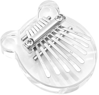 Kalimba Instrument Daumenklavier, 8 Tasten, Kalimba, Exquisites Fingerklavier, Marimba, Musikalischer Anhänger, Geschenk, Tastatur, Musikinstrument(Acrylic 2)