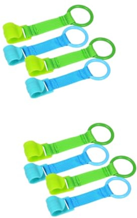 TOBBOMEY 8stücke Pull up Ringe Hängende Ringe Für Sicheres Stehen Und Gehen Robustes Material Für Kinderbetten Und Laufställe Leicht Und Tragbar Für Kleinkinder