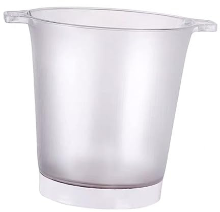 VERDANVERSE Seau à Glace Lumineux LED pour et Vin Seau de Refroidissement Translucide Élégant avec Double Poignée Parfait pour Bars et Ktv Ambiance Colorée et Design Moderne
