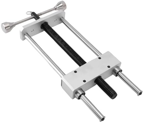 FTVOGUE Étau de Table pour le Travail du Bois, étau Robuste à Double Liaison avec Coussinets en Caoutchouc Antidérapants pour le Serrage des Planches et des Bûches en Bois