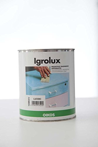 IGROLUX VERNICE PROTETTIVA LUCIDA 0,75 LITRI PER INTERNI (PROTEZIONE PER DECORATIVI E SUPERFICI DA GRAFFI E ABRASIONI)