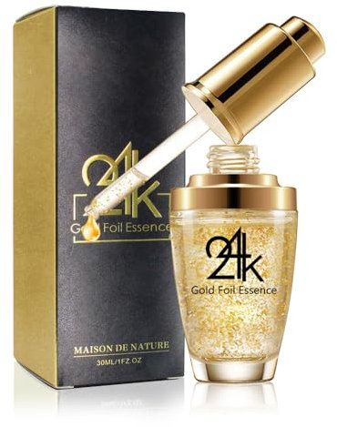 Siero idratante per la zona del viso e degli occhi, 24K Essence Gold Anti Rughe Crema idratante rassodante rassodante per la cura della pelle delle donne