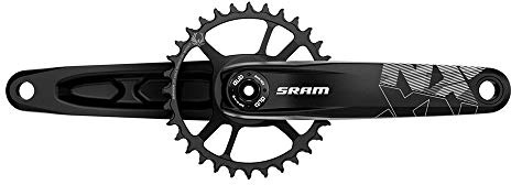 Sram Unisex – Erwachsene NX Eagle Dub Fat Bike Kurbel, Schwarz, 30 Zähne