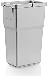 ELCO CASE SELECT - Abfallbehälter 8 Liter - in LICHTGRAU aus Polypropylen/Eimer/Behälter