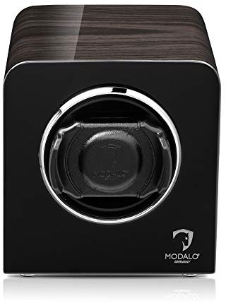 MODALO Uhrenbeweger (Watch Winder) Inspiration MV4 für 1 Uhr Black Makassar Design…