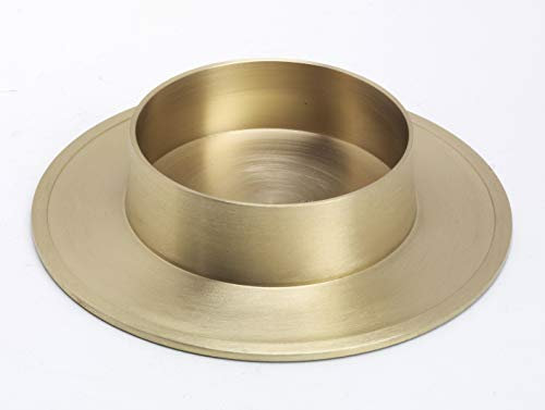 Kerzenhalter Osterkerzen Messing Gold Matt für Ø 80 mm Kerzen