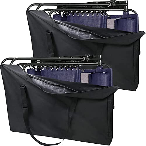 Skyour Folding Longue Chair Storage Bag Waterproof Camping Chair Dust Cover Large Carrying Moving Travel Storage Bags for Light Weight Transport Chairs, Folding Rollator Walkers (2)