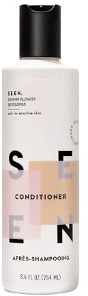 SEEN Acondicionador, acondicionador para el cabello no comedogénico y sin sulfatos, desarrollado por dermatólogos, seguro para pieles sensibles, propensas al eccema y al acné