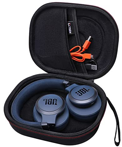 L LTGEM Hard Case for JBL LIVE 770NC, 660NC, 670NC or JBL Tune 510BT, 520BT, 570BT, 720BT, 710BT, 670NC, 770NC, 760NC, Folding Headphone - Portable Travel Bag (Case Only) - Black