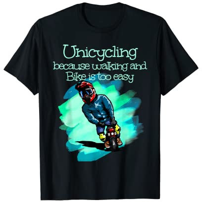 Einradfahren mit elektronischem Einrad T-Shirt
